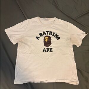 A Bathing Ape White Graphic T-Shirt